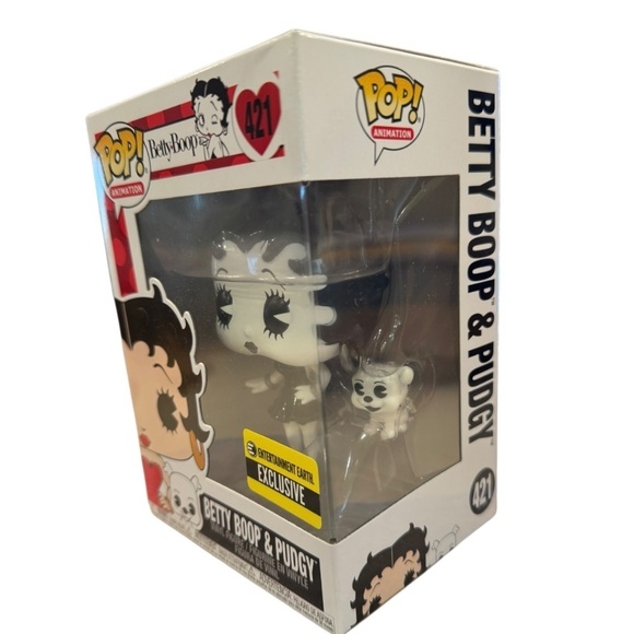 Funko Exclusive, Pop Betty Boop and Pudgy 421 Figure - Picture 3 of 8